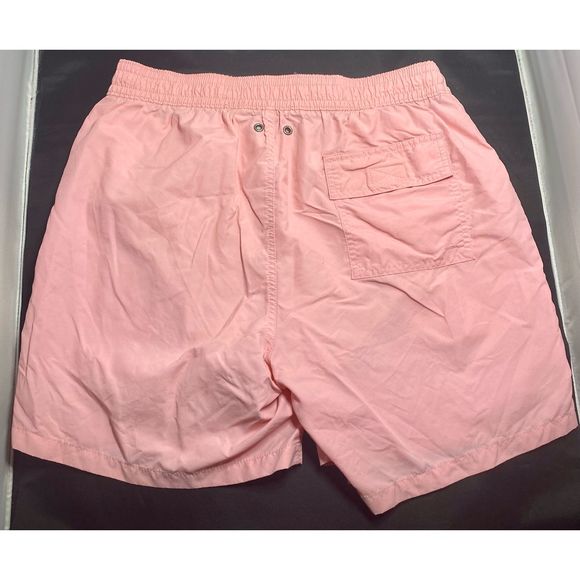 POLO RALPH'S not LAUREN Logo4 Drawstring Swim Shorts In Pink - Picture 3 of 4